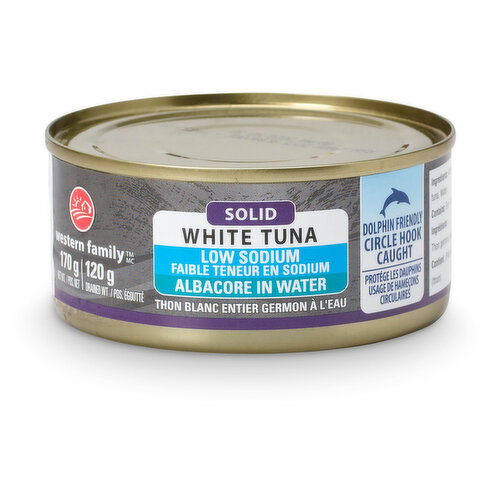 Western Family - Solid White Tuna Low Sodium