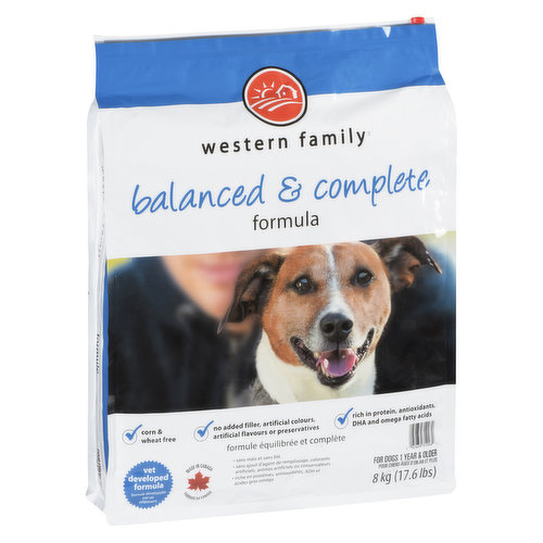 Western Family - Dog Food - Balanced & Complete Formula