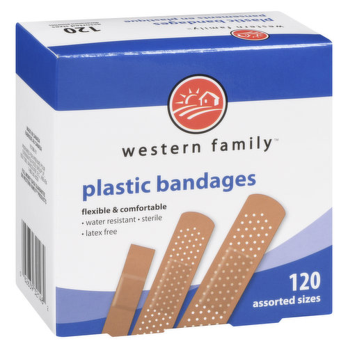 Western Family - Plastic Bandages Assorted - Save-On-Foods