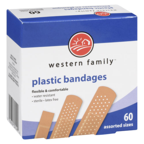 Western Family - Plastic Bandages Assorted - Save-On-Foods