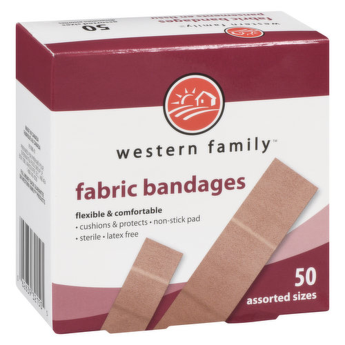 Fabric Bandages - Assorted Sizes