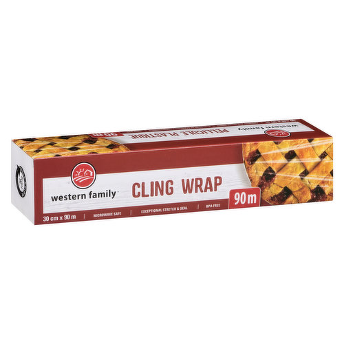 Western Family - Cling Wrap, Plastic Wrap 90m
