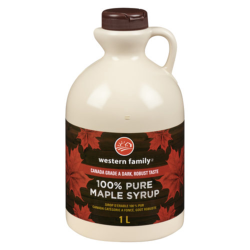 Western Family - 100% Pure Maple Syrup Dark