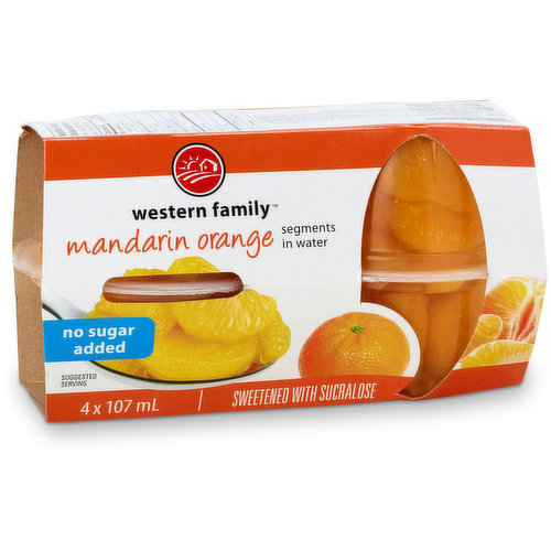 Makes a great snack! 4 x 107 ml fruit cups.