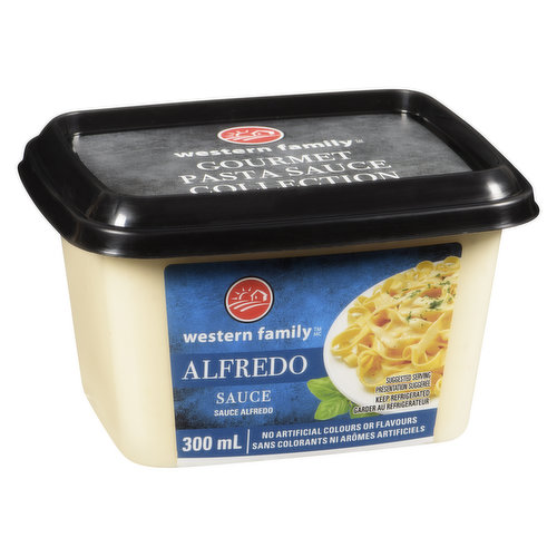 Alfredo is perfect on all Pasta from linguine to cannelloni.