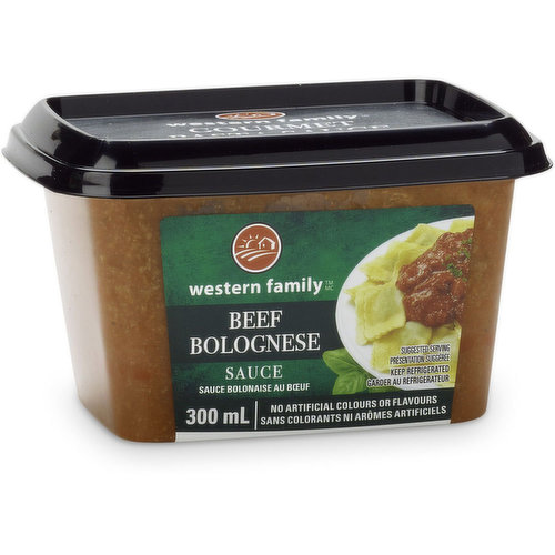 Western Family - Beef Bolognese Sauce, Fresh