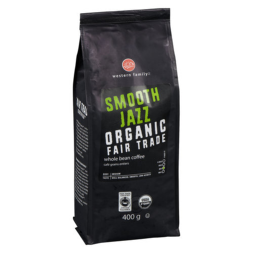 Western Family - Organic Whole Bean Coffee - Smooth Jazz