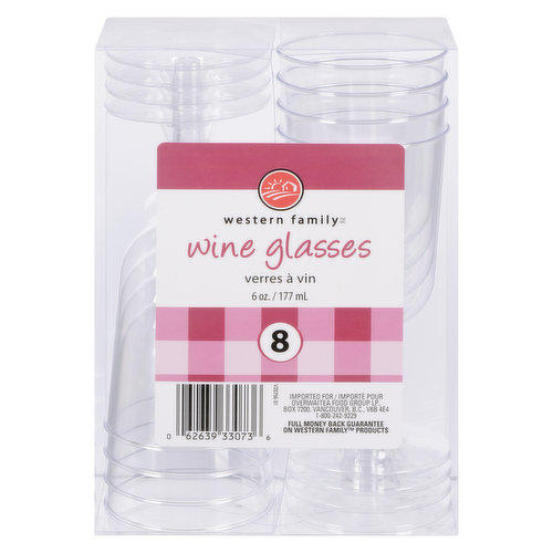 Clear Plastic Glasses 6 oz.