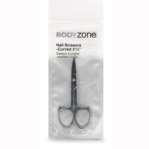 Body Zone - Nail Scissors - Curved 3 1/2