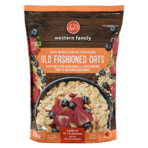 Western Family - 100% Whole Grain Canadian Old Fashioned Oats