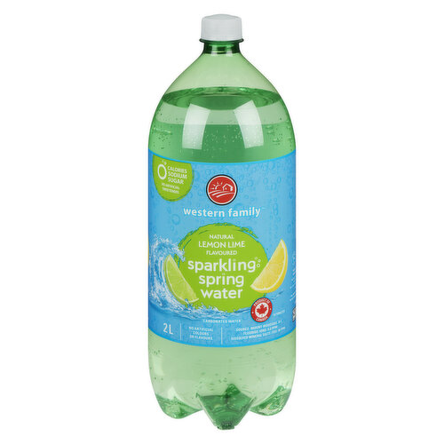 western Family - Lemon Lime Sparkling Water