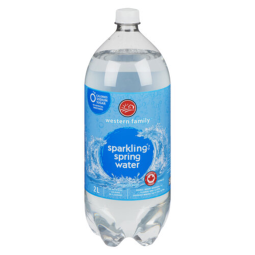 Western Family - Sparkling Spring Water 2L Bottle