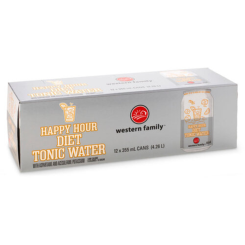 Western Family - Happy Hour Diet Tonic Water