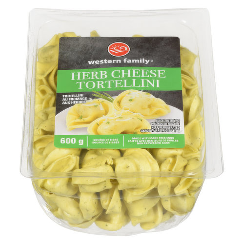 Western Family - Herb Cheese Tortellini Pasta, Fresh