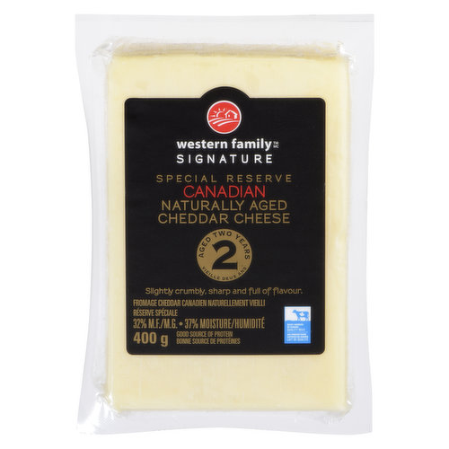 Western Family - Special Reserve Canadian Naturally Aged Cheddar Cheese - Aged 2 Years