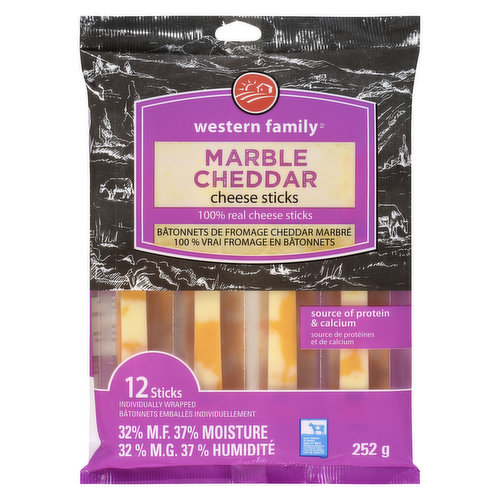Western Family - Marble Cheddar Cheese Sticks