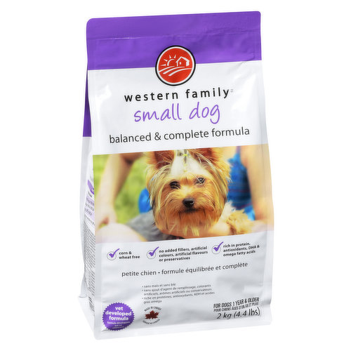 Western Family - Small Dog Balanced & Complete Formula