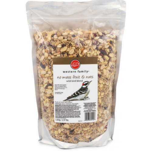 Western Family - No Mess Fruit & Nut Wild Bird Food