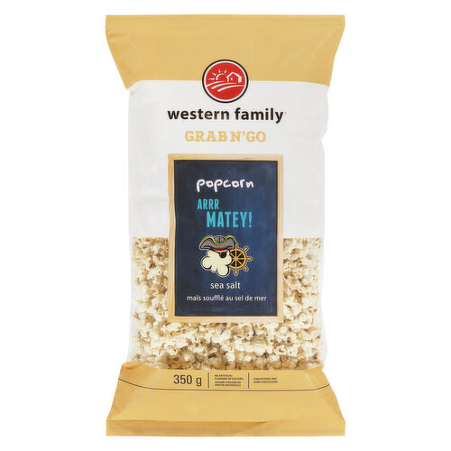 Western Family - Grab N'Go Popcorn - Sea Salt