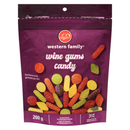 Western Family - Wine Gums Candy