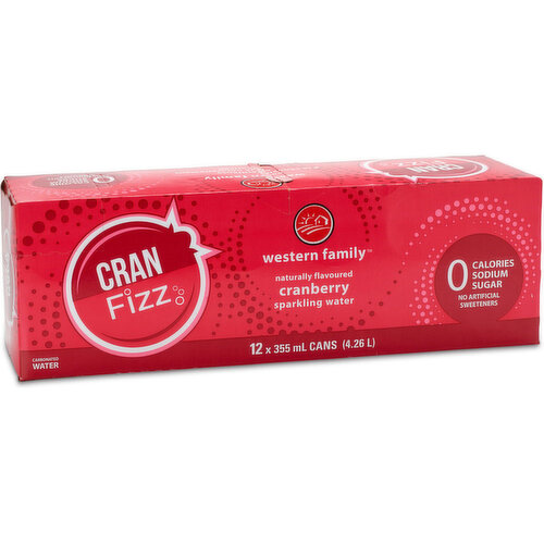 Western Family - Cran Fizz Sparkling Water