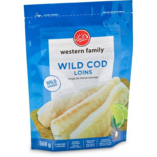 Western Family - Frozen Cod Loins