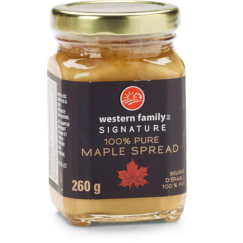 Western Family - Signature 100% Pure Maple Spread