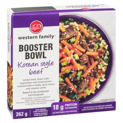 Western Family - Booster Bowl - Korean Style Beef