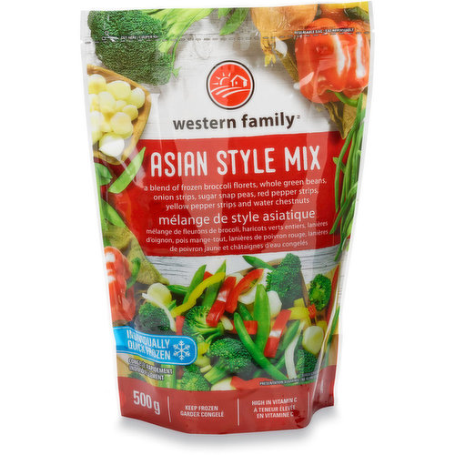 Western Family - Frozen Vegetables - Asian Mix