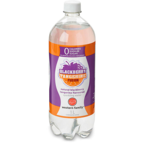 Western Family - Sparkling Water - Blackberry Tangerine