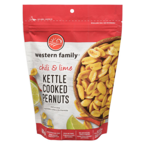 western Family - Kettle Cooked Peanuts - Chili & Lime