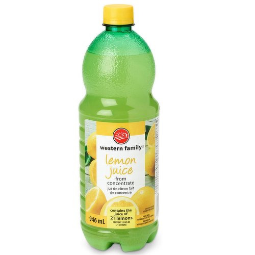 Contains the juice of 21 lemons. Great for many recipes or lemon water.