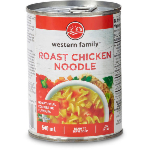 Western Family - Roast Chicken Noodle Soup