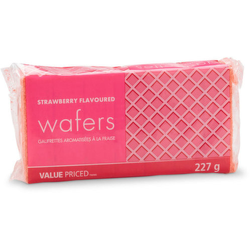 Value Priced - Strawberry Flavoured Ice Wafers