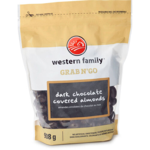 Western Family - Dark Chocolate Covered Almonds