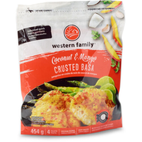 Western Family - Coconut & Mango Crusted Basa Fillets