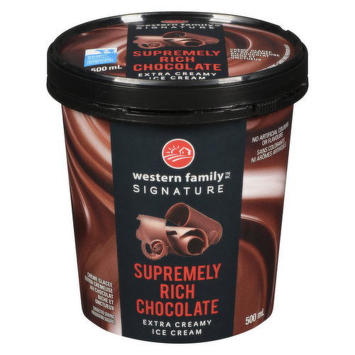 Western Family - Rich Chocolate Ice Cream