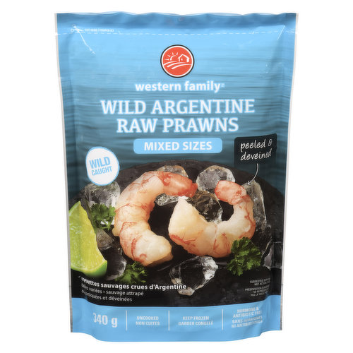 western Family - Wild Argentine Peeled & Deveined Prawn