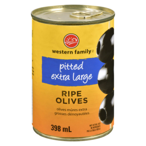 Western Family - Black Olives Ripe X-Large