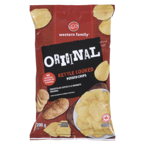 An old-fashioned way of cooking chips - crunchy & savory. Perfect for dipping. Made in Canada. No artificial colours or flavours. Kosher.