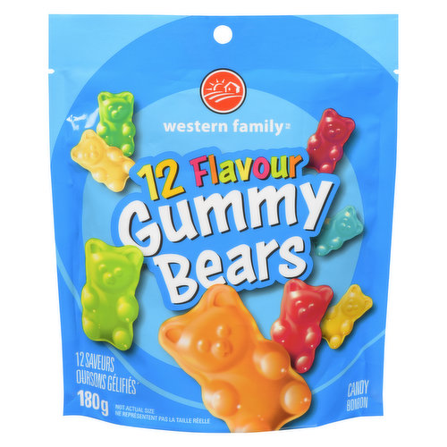 Western Family - 12 Flavour Gummy Bears