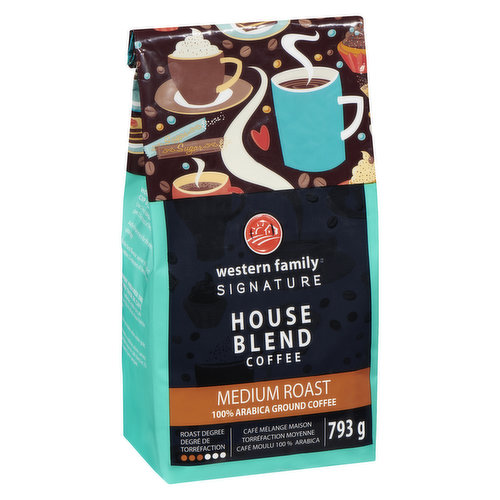 Western Family - Signature House Blend Ground Coffee, Medium Roast