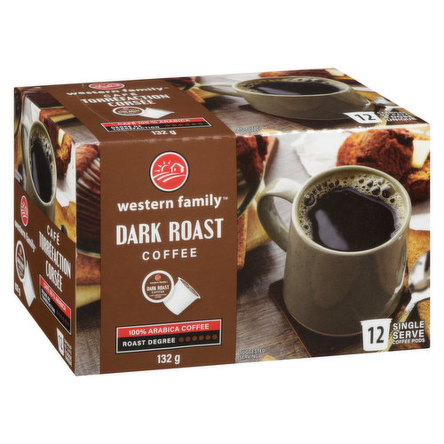 Western Family - Dark Roast Coffee K-Cups