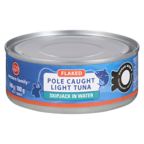 western family - Flaked  Pole Caught Light Tuna, Skipjack in Water