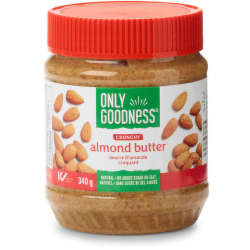 Only goodness - Crunchy Almond Butter