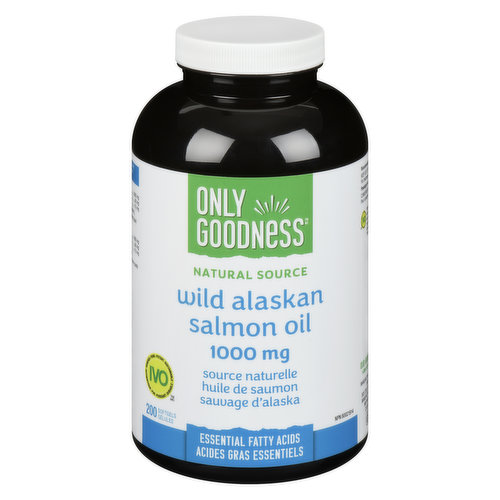 Only goodness - Natural Source Wild Alaskan Salmon Oil - 1000mg