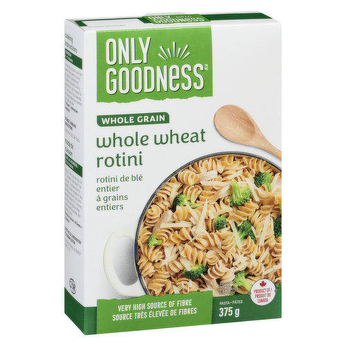 Only Goodness - Pasta, Whole Grain Whole Wheat Rotini