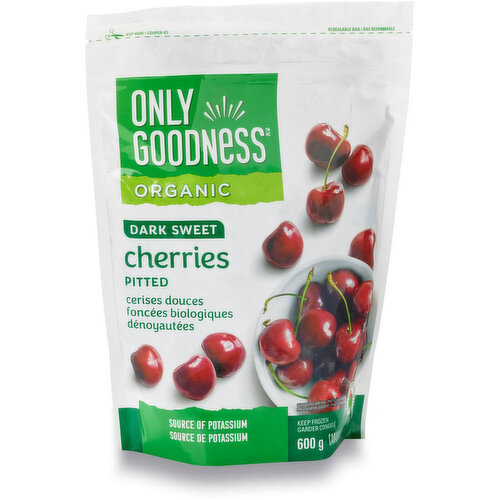 ONLY GOODNESS - Organic Dark Sweet Cherries Pitted