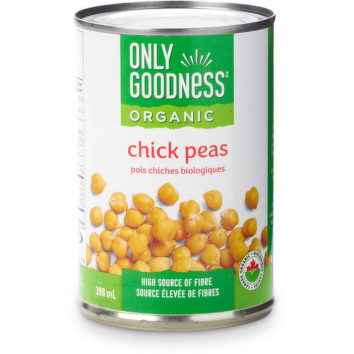 Only goodness - Organic Chick Peas