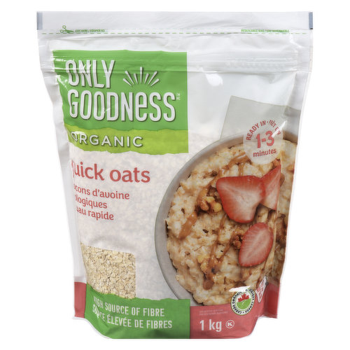 ONLY GOODNESS - Organic Quick Oats